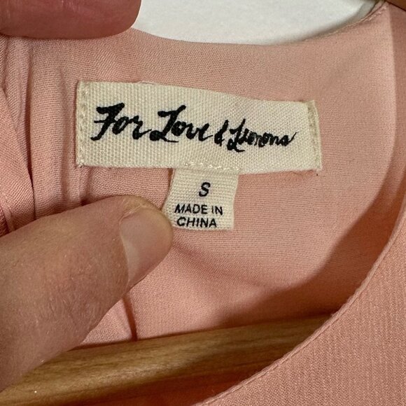 FOR Love & Lemons Pink‎ Gilded  Start Maxi Dress Size Small - Picture 6 of 10